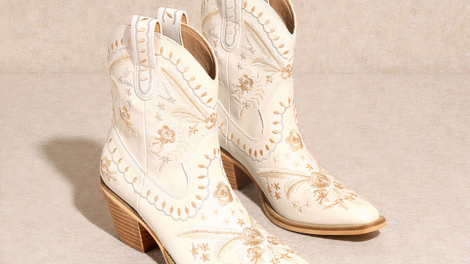 White Embroidered Cowgirl Boots: The Perfect Festival and Wedding Footwear