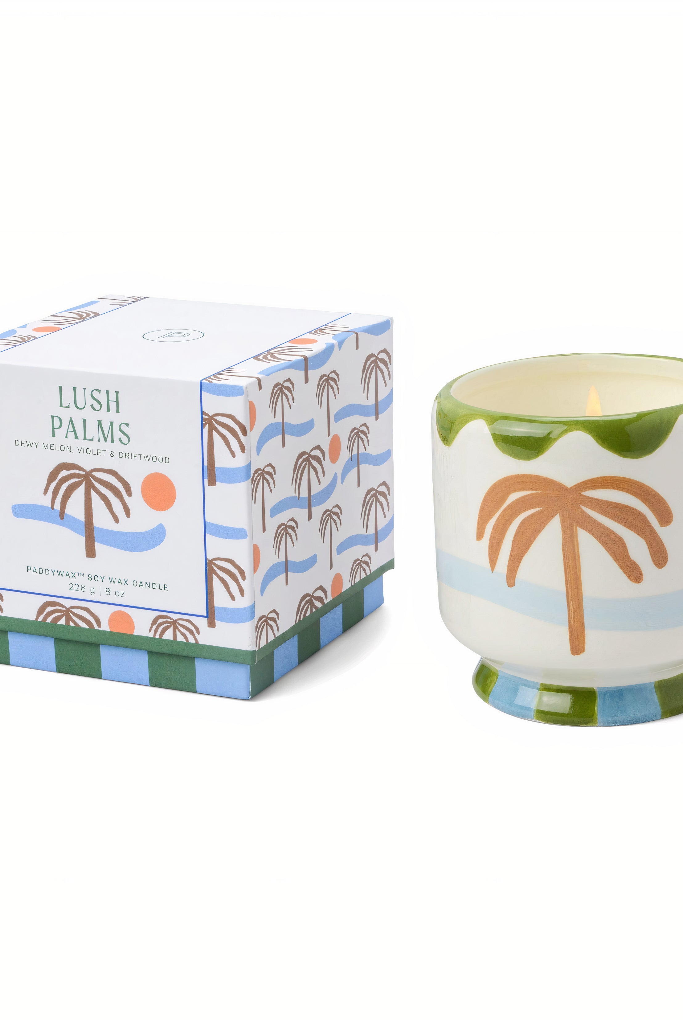 Dopo Palm Tree Ceramic Candle