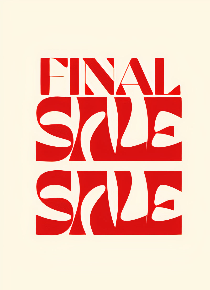 70% Off Final Sale