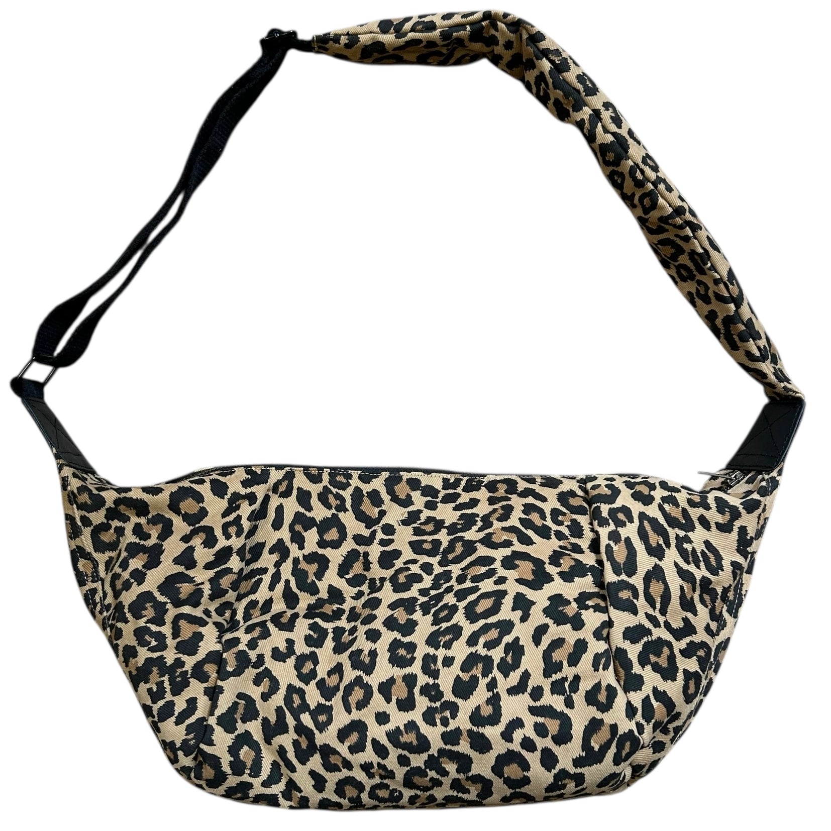 Sand leopard sling bag
