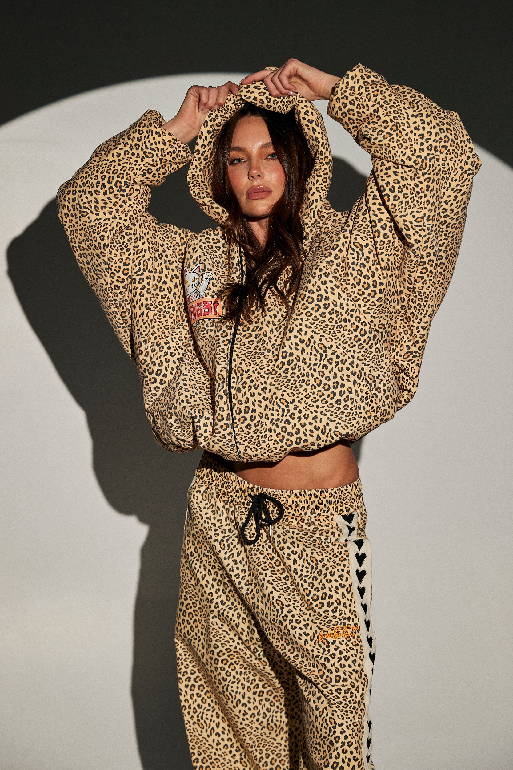 big cat energy leopard puffer jacket sabbi