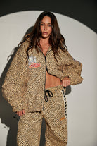 sabbi big cat energy puffer modelled on black background