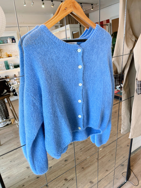 Blue Mohair Cardigan – bonbonfistral Blue Mohair Cardigan – bonbonfistral