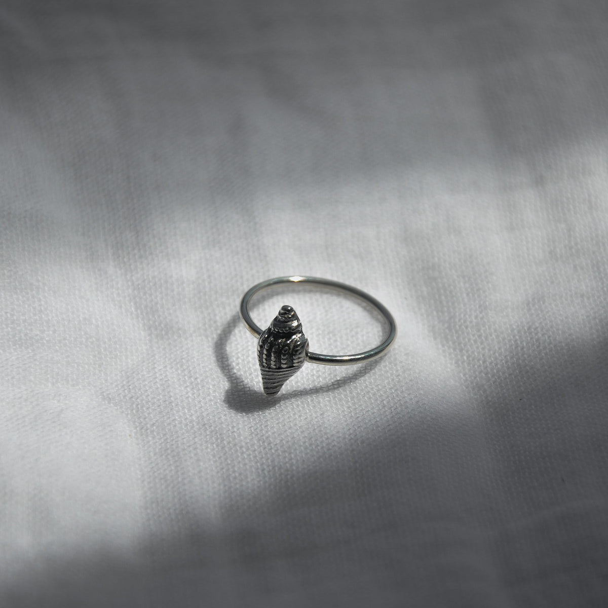 Silver Conch Shell Ring – bonbonfistral