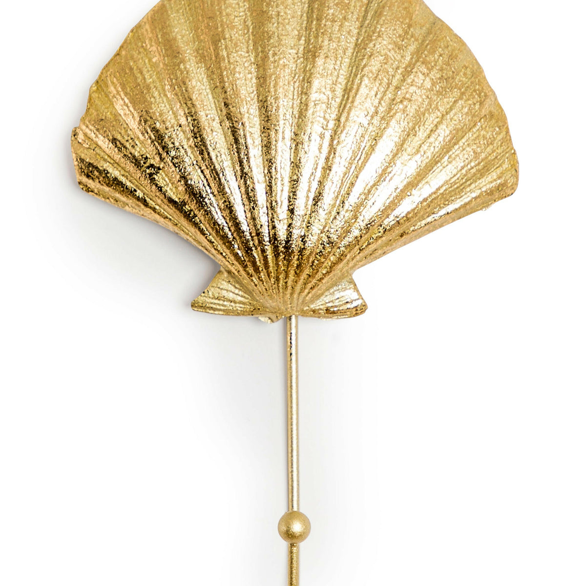 Gold Sea Shell Coat Hook β bonbonfistral
