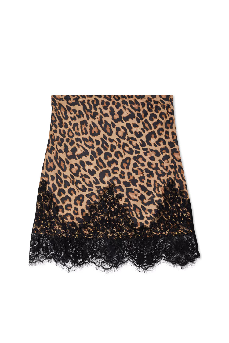 Never Fully Dressed leopard mini skirt
